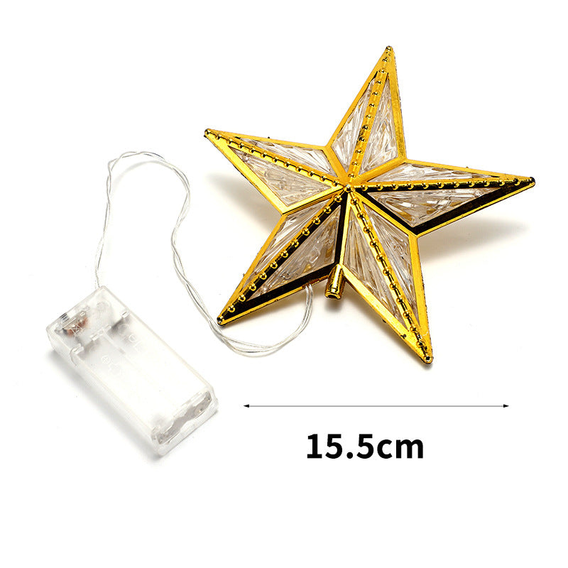 LED Christmas Star Tree Topper