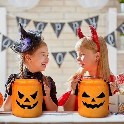 Halloween Pumpkin Candy Bags – 2 Pack