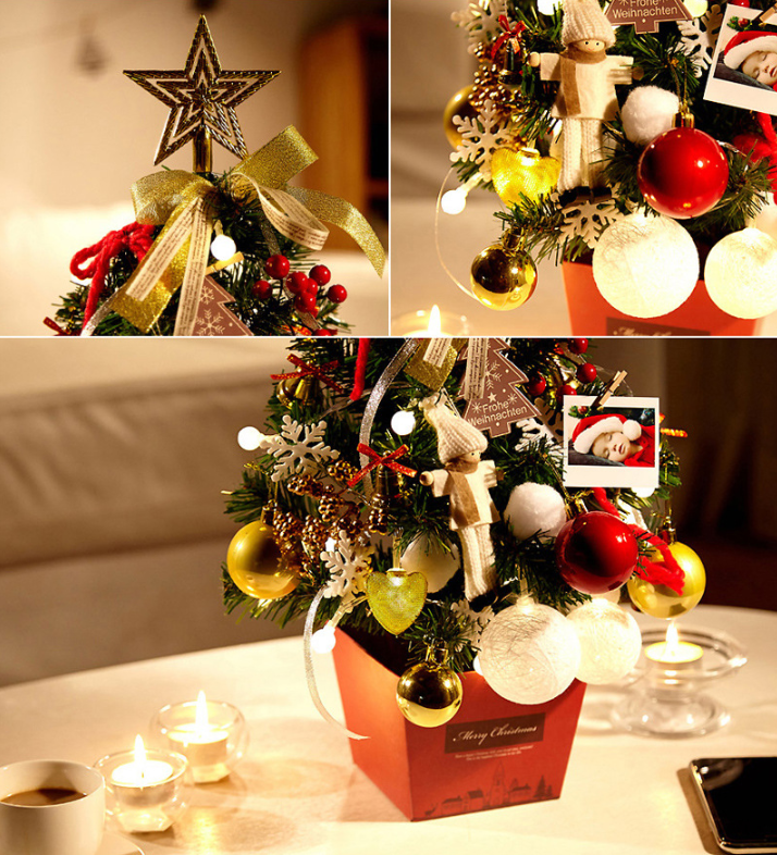 Mini Christmas Tree with Lights