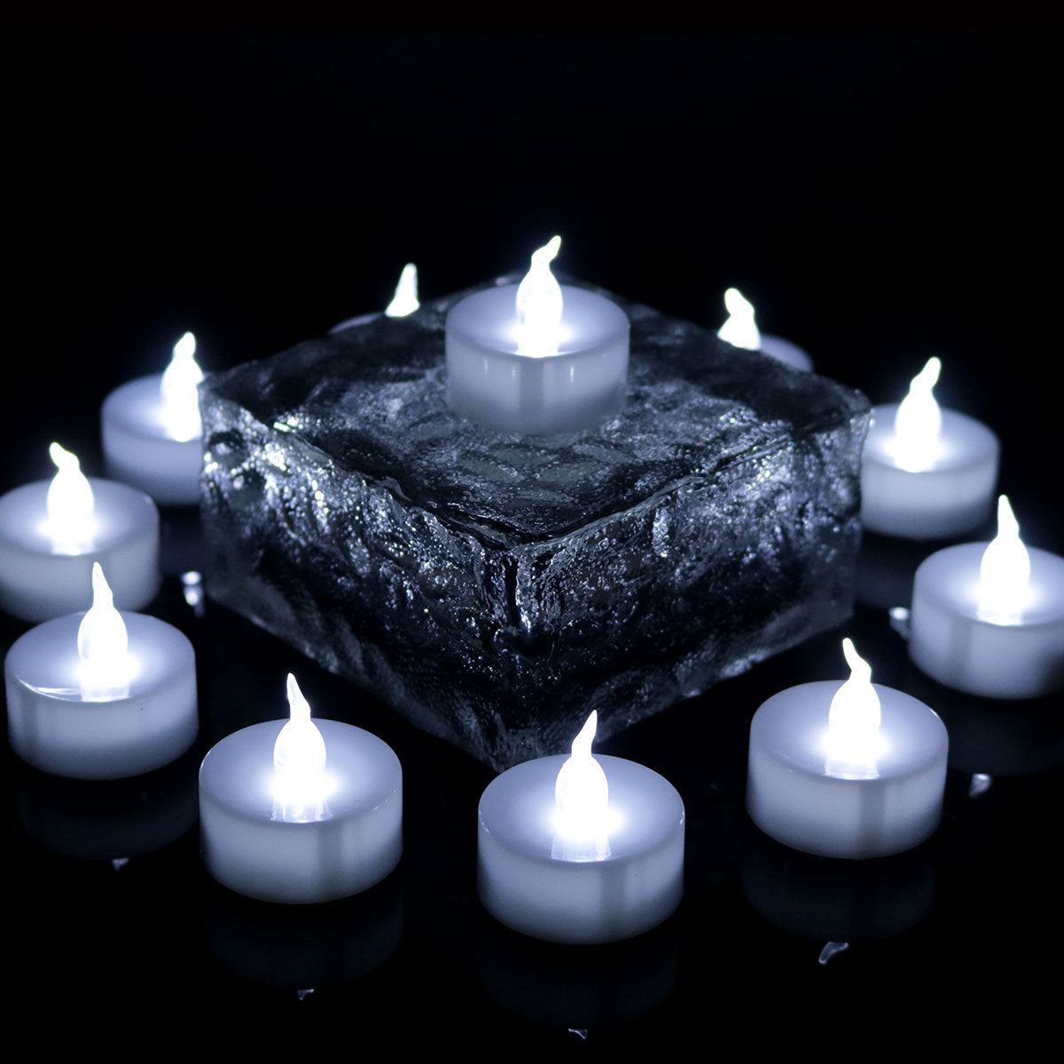 Electronic Tea Light Candles for Christmas Decor