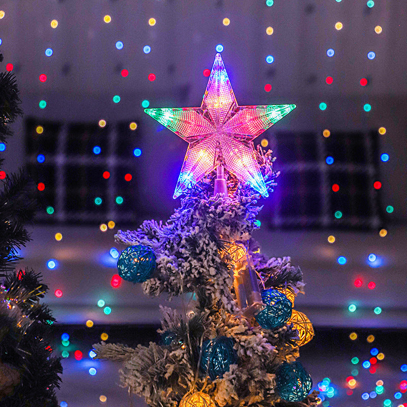 LED Christmas Star Tree Topper